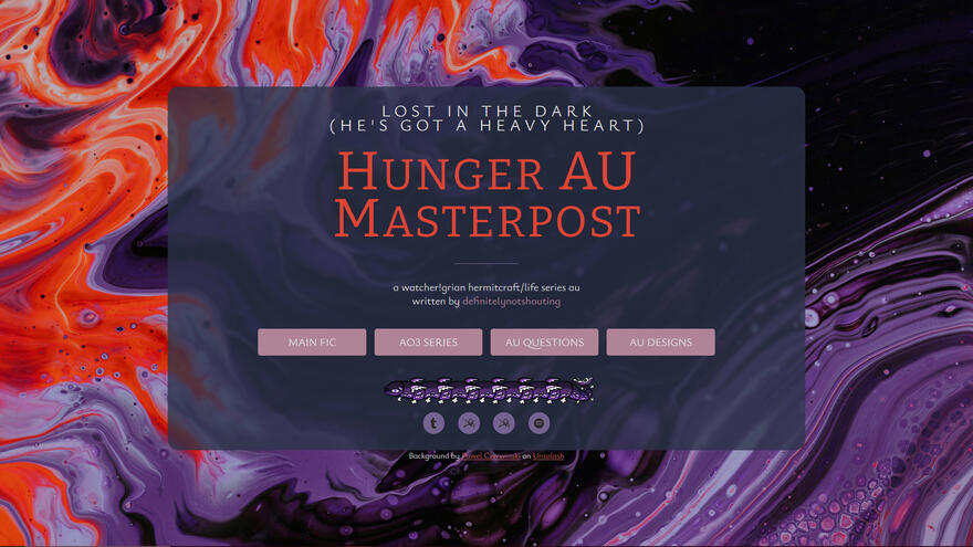 Hunger AU Fanfic Masterpost